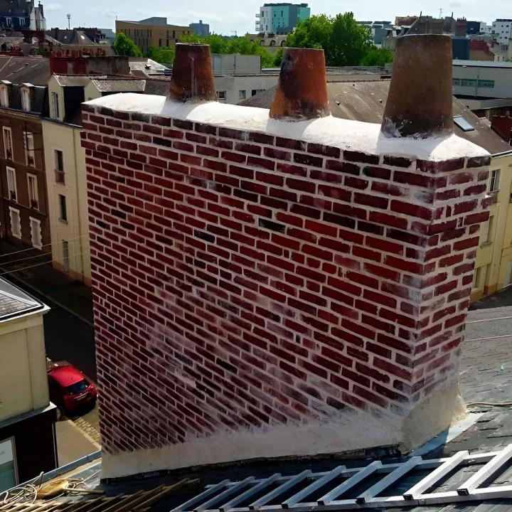 Rénovation d’une cheminée à Nantes